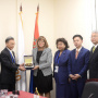 15 October 2019 National Assembly Speaker Maja Gojkovic and the Parliament Speaker of Thailand Chuan Leekpai